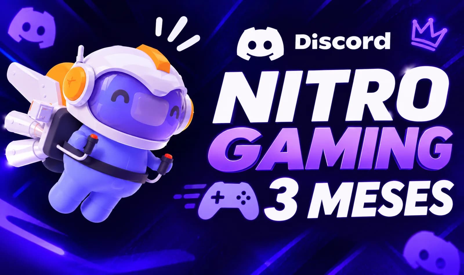 Discord Nitro Gaming 3 Meses (Entrega Automática)