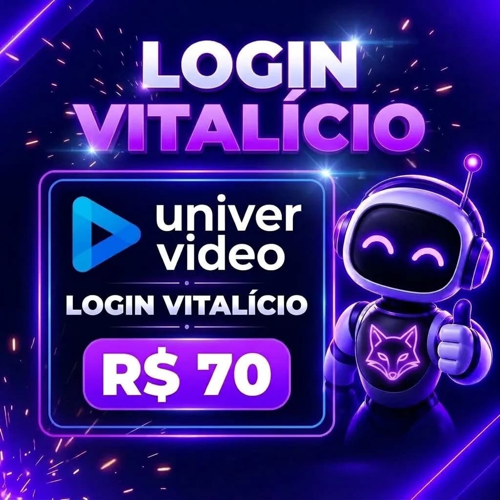 UNIVER VIDEO — LOGIN VITALÍCIO