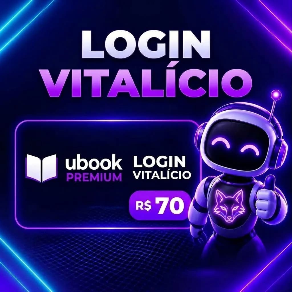 UBOOK PREMIUM — LOGIN VITALÍCIO